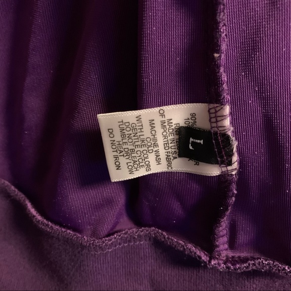 *SOLD* Aviator Nation Purple Velvet Hoodie Large - Picture 3 of 9